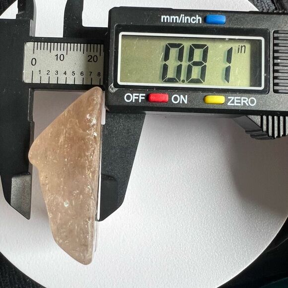 Golden Rutilated Quartz Crystal Freeform (#3) - Picture 8 of 14